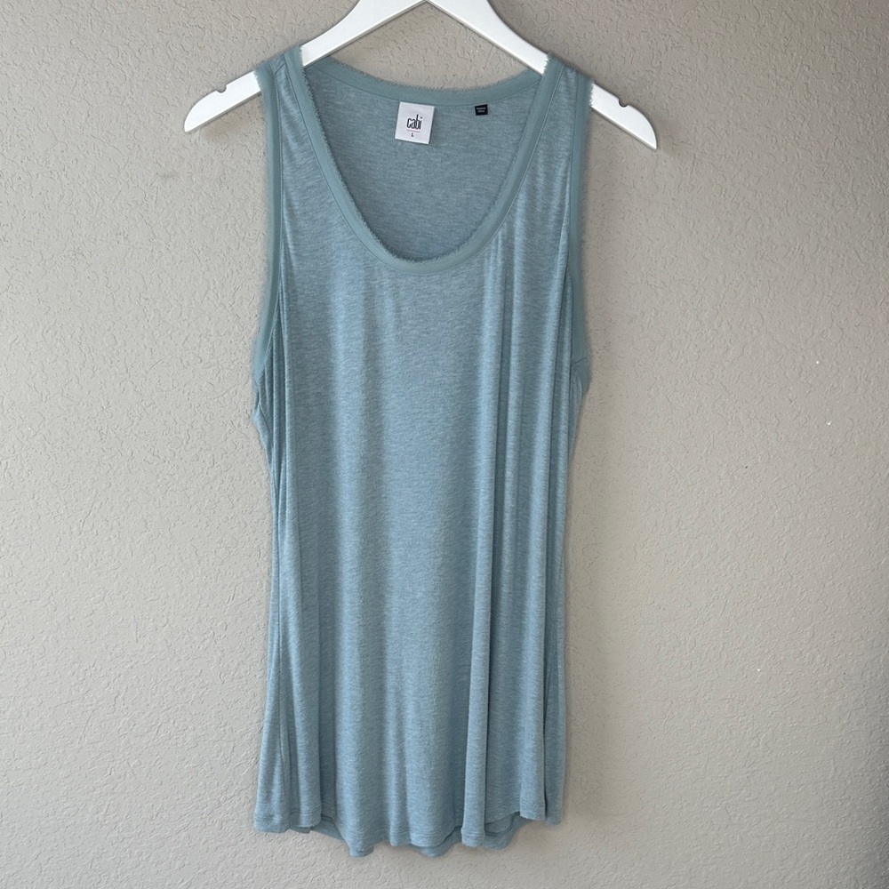 Cabi Iris Tank Top Blue #5197 Size‎ Large